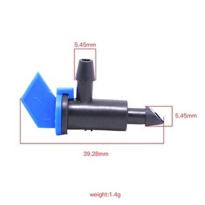 Garden Irrigation Watering Barbed Dripper Emitter Accessories  For Systems Conventional 4L/h flagged