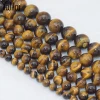 Gemstone 14mm of loose beads of tiger eye stone price of A grade