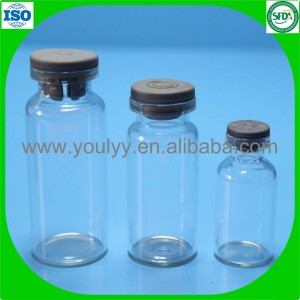Glass Bottle with Rubber Stopper