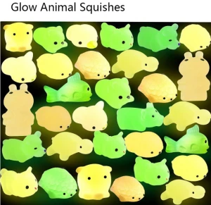 glow in the dark Anti Stress stretch sticky Toy Kawaii squeeze mochi squishy slow rising toys