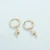 Import Gold plated 925 Sterling silver hoop lightning bolt huggie earrings from China