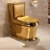 Golden Toilet Price Dubai Plated Golden Color Gold Toilet Bowl