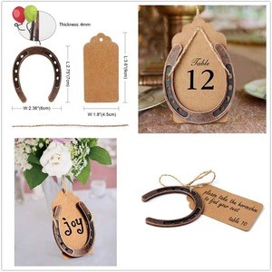 Good Lucky Horseshoe Wedding Favors for Guests Vintage Craft Horseshoe Favors for Rustic Wedding Birthday Party Decoration KD361