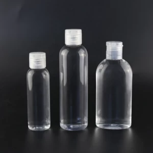 Good price 100ml transparent plastic bottle round essential oil plastic bottle