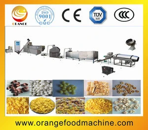 Good quality breakfast cereal/corn flakes production line +86-15939556928