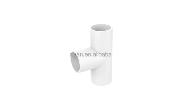 Good Quality Export Products No Poison PVC Plastic Insulating Electrical Conduit Tee Fittings