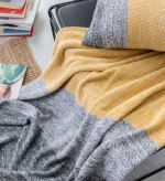gradient colour Knitted sofa  throw Blanket Air Conditioning  Blanket