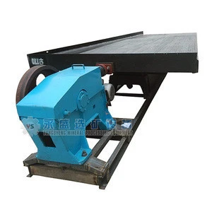 Gravity mineral separator equipment Yunxi shaking table for separating copper wire cable copper rice tin metal pcb board scrap