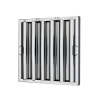 Grease Filter Galvanized Steel 10" x 20"Baffle Grease Filter for Kitchen Exhaust Restaurant Kitchen Extractor Hood Filter