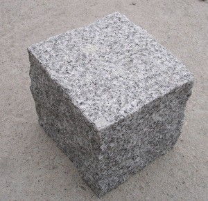 Grey granite landscaping paving cube stone