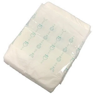 Guangzhou Factory Custom High Absorbency Ultra Thick Thong Style Disposable Adult Printing Diaper for Bedridden Elderly Patients