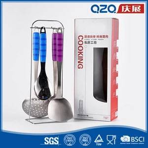 Guangzhou factory supply stainless steel cooking utensil kitchen tool set