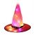 Import Halloween Luminous Headdress Wizard Hat Cosplay Fancy Dress Costume LED Light Hanging Witch Hat from China