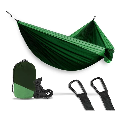 Hamac Heavy Duty 2 Person 4 Seasons Camping Bed Hamak Sandalye Quick Dry Light Weight Hiking Giant Aerial Camping Hammock