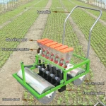 Hand push vegetable seeder artificial small agricultural planter cabbage vegetable sowing tool