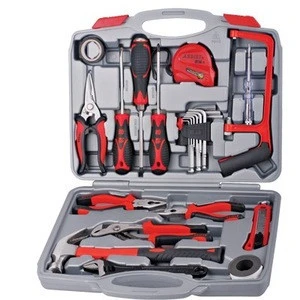 Hand tools set box with 25pcs home tools set safe tool box