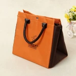 Handle style Insulated Non Woven Coles Cooler Bag for wine