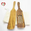 Handmade Custom Bamboo Acacia Wooden Spurtles Sets Spatula Stirring Kitchen Utensils Tools