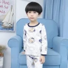 Hao Baby Children Autumn And Winter The Milk Silk Fabric To Add Wool Thermal Underwear