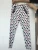 Import Have Stcoks Womens Print Long Leggings Triangle Printed Ladies Pant Skinny in Stretch with Zipper S-5XL Plus Size 100pcs/Color from China