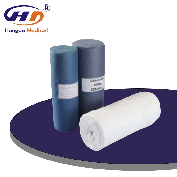 HD9-100% Cotton Medical High Quality Absorbent Gauze Roll for Hospital Use
