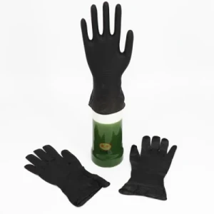 Heavy Black Latex Industrial Wholesale Disposable Vinyl Protective Safety Examination Nitrile Gloves