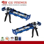 Heavy duty caulking tools double cartridge epoxy gun price