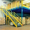 Heavy-Duty Interlocking Steel Mezzanine Floor Rack for Warehouse attic Storage System