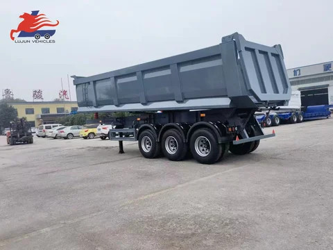 heavy duty3 4 5 axles 45 cubic U shape dump trailer tractor truck tipper semi-trailer for sale tipper trailer