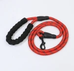 Hefei SY Large Mountain Climbing Running Tracking Reflective Soft Handle Nylon Rope Pet Dog Leash