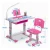 Import height adjustable wooden ergonomic child study desk kids children study table and chair from China