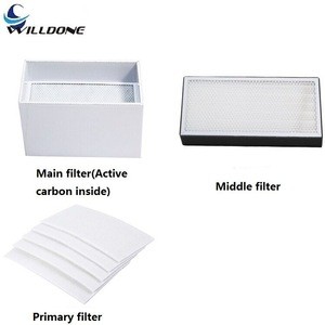 Hepa  Air Filter  for Fume System High Efficiency Active carbon filter