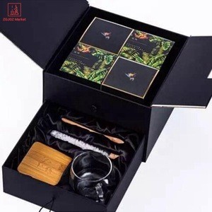 Herbal Organic Slimming Chinese Gift Blooming Flower Tea Flavored Tea Bag Tea Cup Set Gift Box