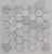 Import hexagon marble mosaic for home decoration wall mosaic tiles from China