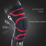 High Ealstic Adjustable Knee Brace Support Sports Knee Protector