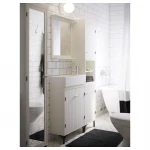High-end and classic bathroom cabinet furniture shallow sink cabinet wall furniture storage cabinet