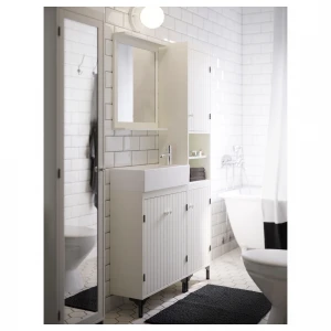 High-end and classic bathroom cabinet furniture shallow sink cabinet wall furniture storage cabinet
