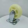 High Load 100mm Industrial Heavy Duty Swivel Ivory White PP Plastic Caster Wheel