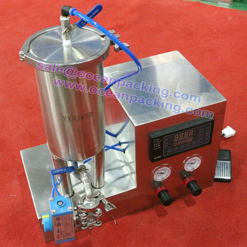 high precision nail polish filling machine with heater and mixer