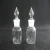 Import high purity clear quartz glass reagent bottle Aspirator bottle standing with stopper from China