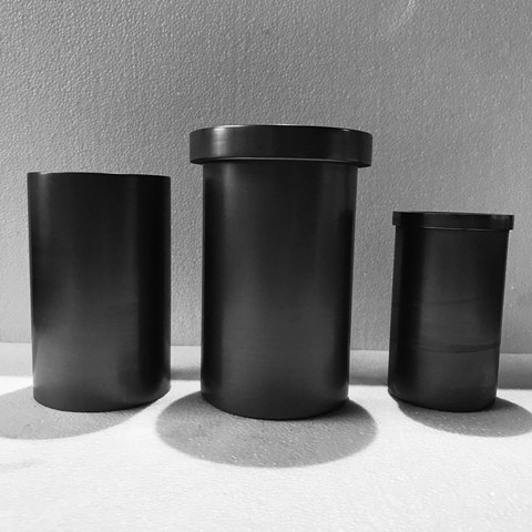 high purity melting crucible casting crucible graphite ingot mold for gold strip melting carbon crucible