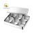 Import High quality 6 compartments stainless steel spice box, seasoning box for storing of flavoring from China