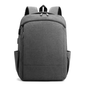 High Quality Business Travel Lightweight Nylon Waterproof USB Charging Port Casual Backpack with Laptop Compartment