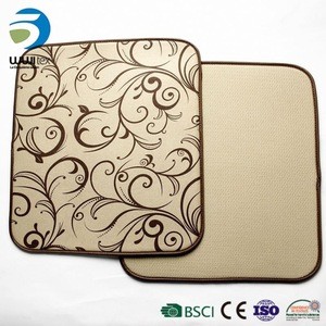 high quality cheap kitchen microfiber custom dish drying pads/mat
