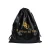 Import High Quality Custom Large Black Drawstring Satin Pouch Bag With Logo For Hair Bunddles from China
