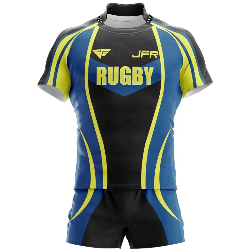 High Quality Custom Sublimation Rugby uniforms mens OEM rugby kits rugby shirts jersey