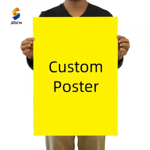 High Quality Factory Advertising custom Poster Printing A0 Poster Printing Services