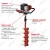 Import High Quality Garden Tools     Gasoline Earth Auger   Ground drill Machine     Digging Holes ground drill from China
