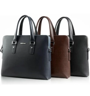 High Quality Genuine Leather Handbag Business Briefcase Laptop Briefcase