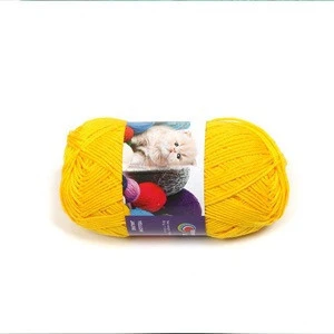 High Quality Hand Knitting Multiple Colors Milk Cotton Yarn For Crochet